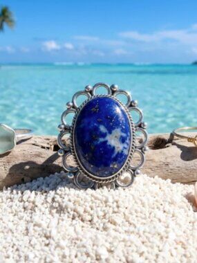 Sterling silver Lapis ring